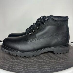 Vintage Avirex Men’s Black Leather Boots 11